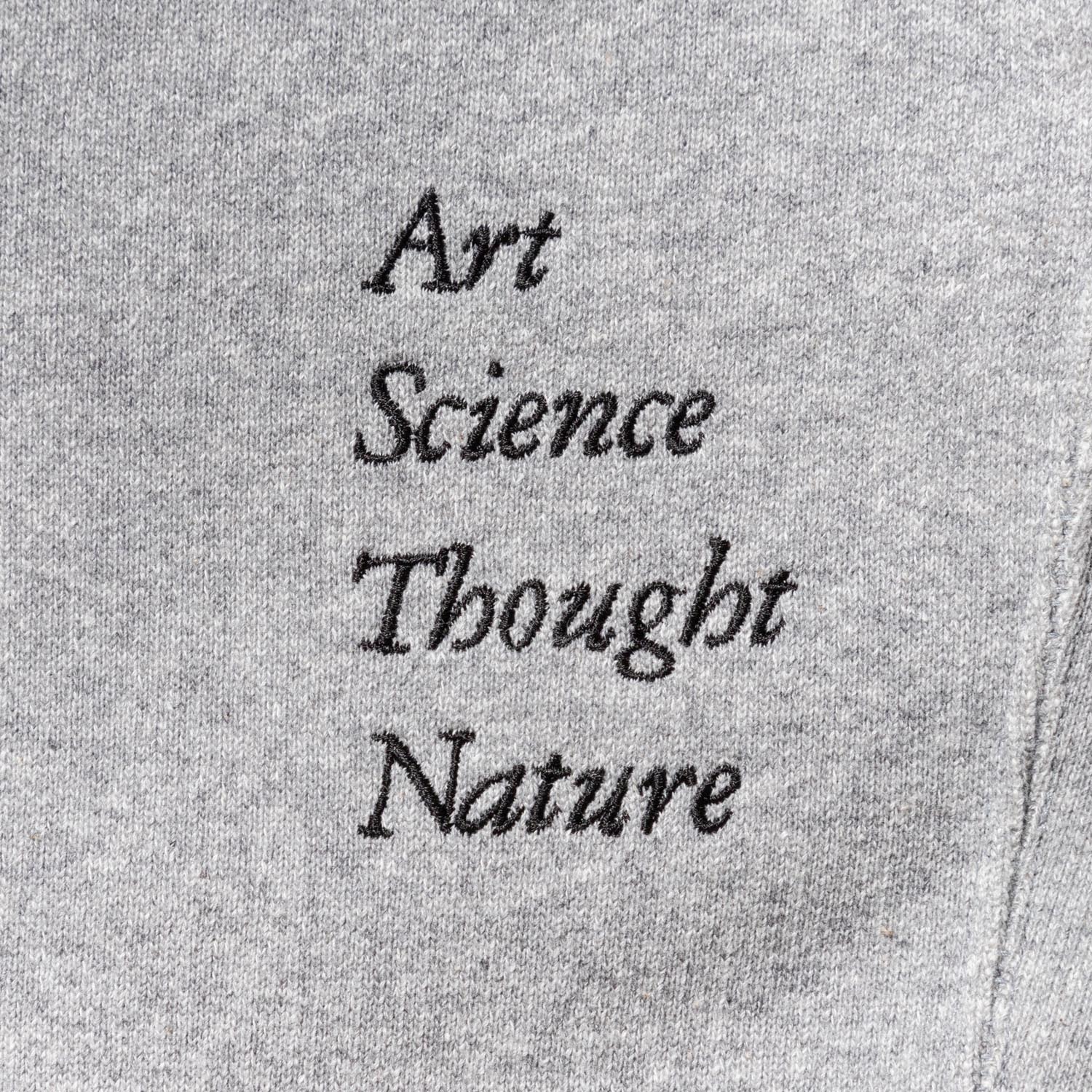 Art Science Thought Nature SWEAT PANTS designed by Shuntaro Watanabe