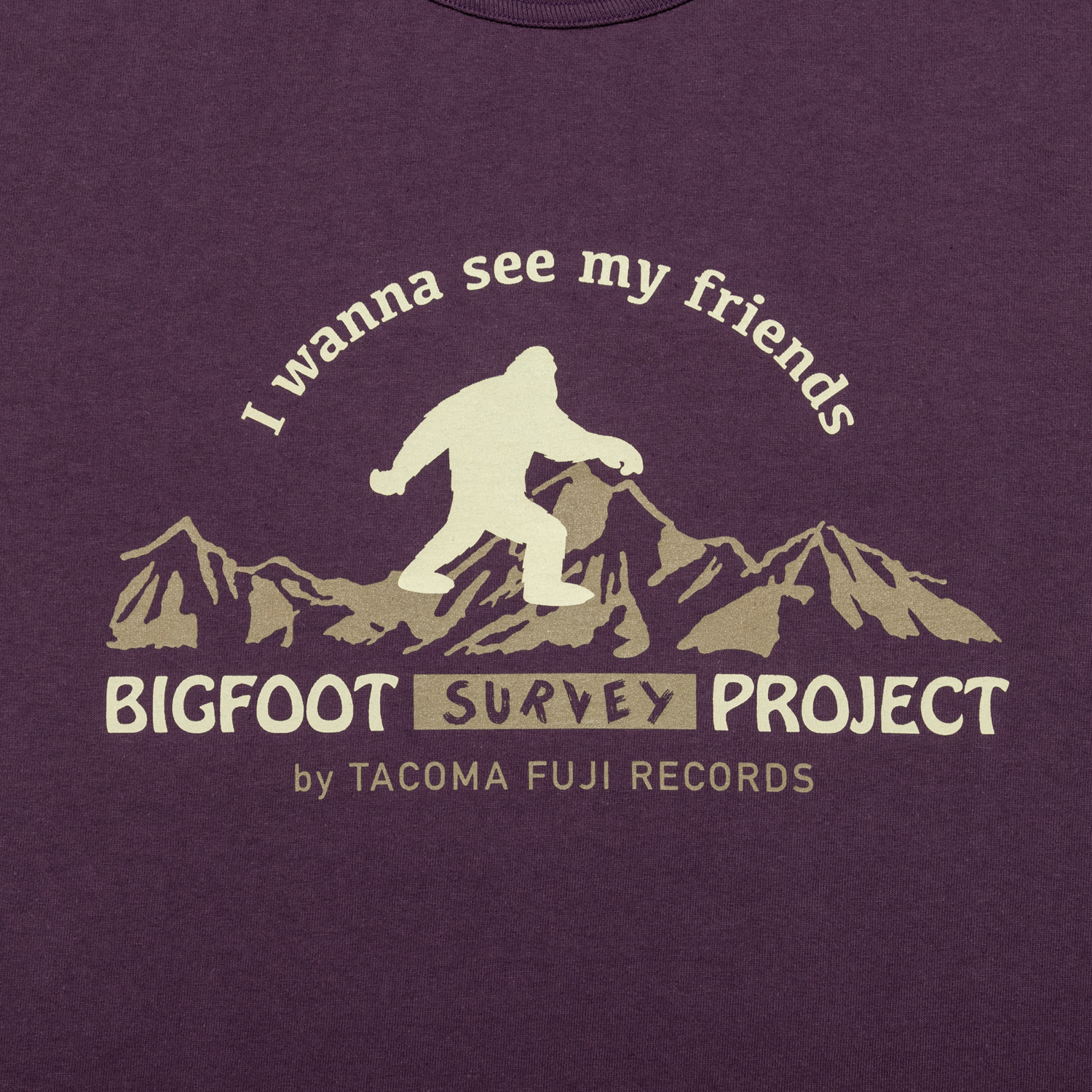 BIGFOOT SURVEY PROJECT my friends Tee designed by Jerry UKAI