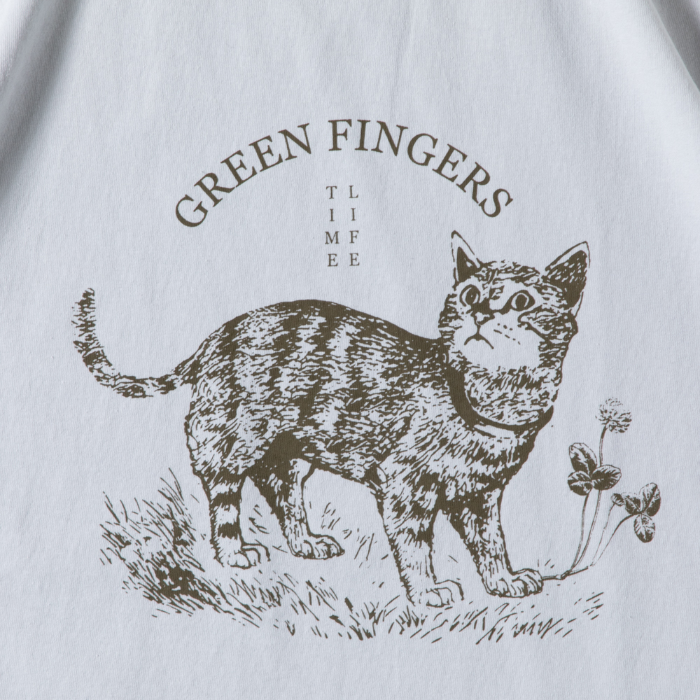 GREEN FINGERS Tee designed by Jerry UKAI