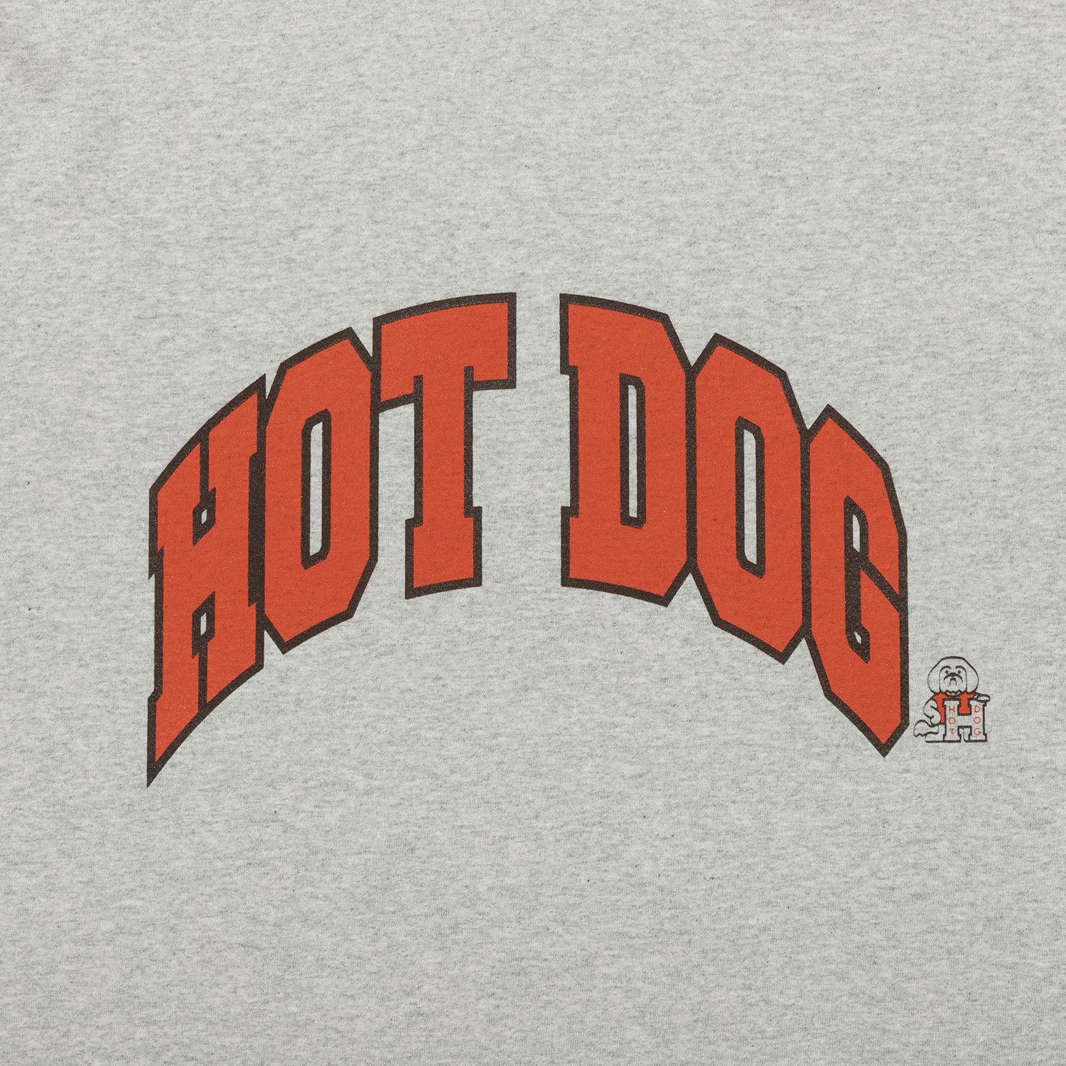 HOT DOG COLLEGE LOGO Tee designed by Shuntaro Watanabe