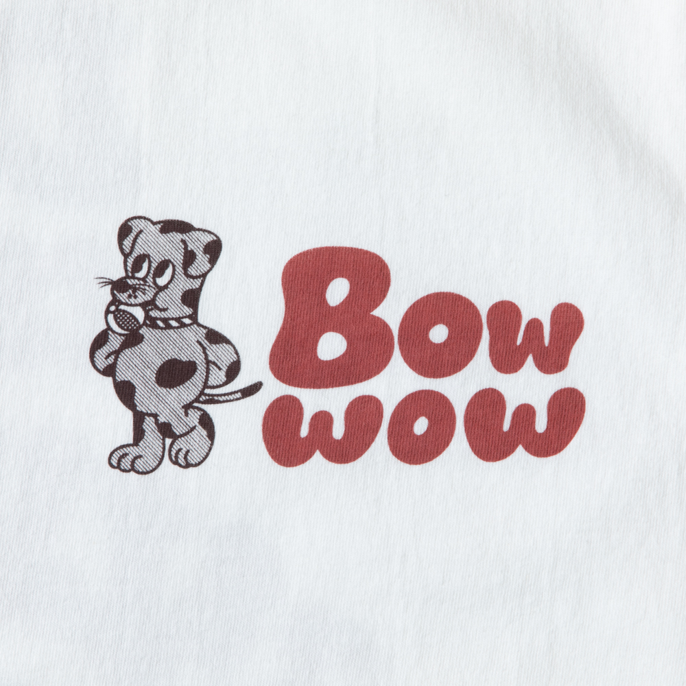 BOW WOW / DOG IS MY SALVATION Tee designed by Moe Wakabayashi