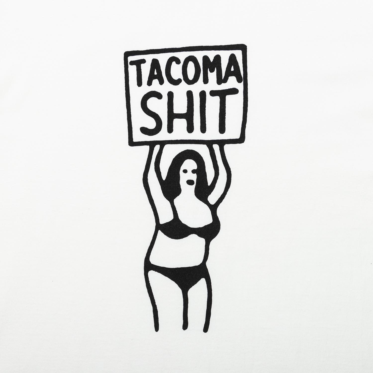 TACOMA SHIT Tee designed by Tomoo Gokita