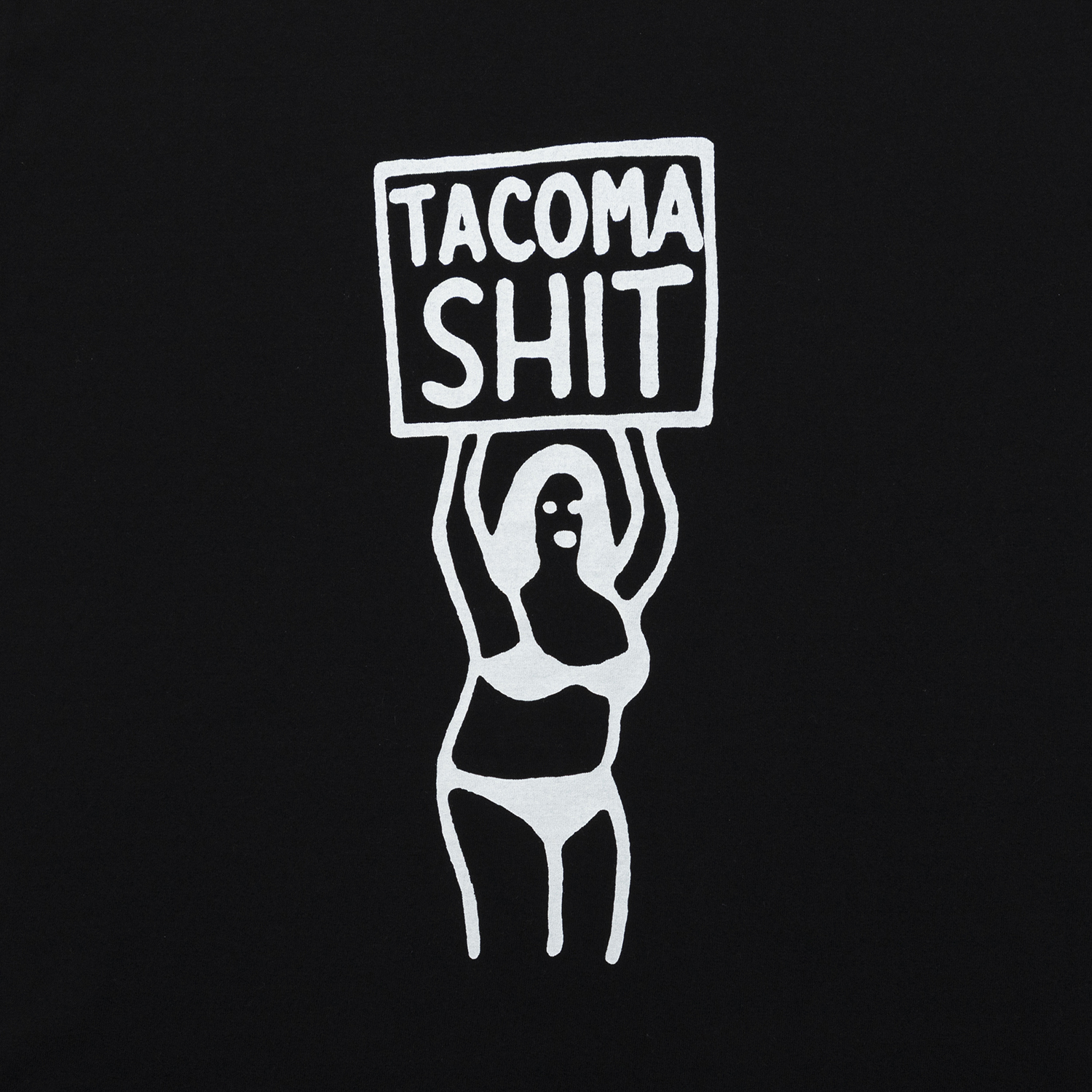 TACOMA SHIT Tee designed by Tomoo Gokita